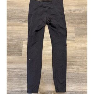 Lululemon Speed Up Tight Legging Full-On Luxtreme Size 8 Herringbone Pattern